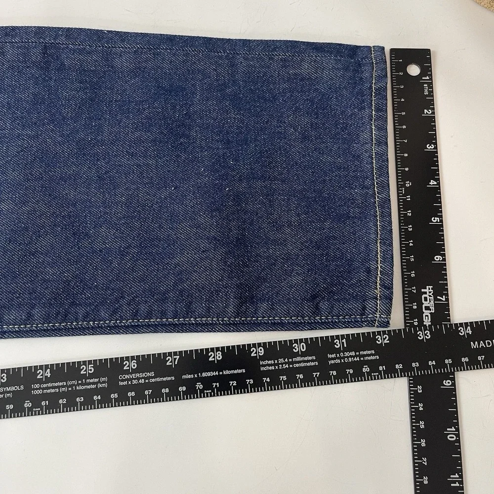 Levis 501 Jeans Mens 31x32 Blue Original Straight Button Fly Denim Grunge New